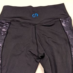 Blue Line Curves and Combatboots Leggings XL